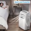 imageMidea 10000 BTU ASHRAE 5800 BTU SACC Portable Air Conditioner Cools up to 200 Sq Ft with Dehumidifier ampamp Fan mode Control with Remote Amazon Alexa ampamp Google Assistant Easytouse and Install