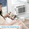 imageMidea 12000 BTU Smart Inverter Air Conditioner Window Unit with Heat and Dehumidifier  Cools up to 550 Sq Ft Energy Star Rated Quiet Operation Electronic Controls Remote Control White5 000 BTU