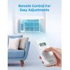 imageMidea 12000 BTU Smart Inverter Air Conditioner Window Unit with Heat and Dehumidifier  Cools up to 550 Sq Ft Energy Star Rated Quiet Operation Electronic Controls Remote Control White6 000 BTU  Electronic Control