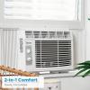 imageMidea 12000 BTU Smart Inverter Air Conditioner Window Unit with Heat and Dehumidifier  Cools up to 550 Sq Ft Energy Star Rated Quiet Operation Electronic Controls Remote Control White5 000 BTU