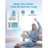 imageMidea 12000 BTU Smart Inverter Air Conditioner Window Unit with Heat and Dehumidifier  Cools up to 550 Sq Ft Energy Star Rated Quiet Operation Electronic Controls Remote Control White6 000 BTU  Electronic Control