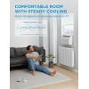 imageMidea 12000 BTU Smart Inverter Air Conditioner Window Unit with Heat and Dehumidifier  Cools up to 550 Sq Ft Energy Star Rated Quiet Operation Electronic Controls Remote Control White8 000 BTU with Heat