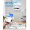 imageMidea 18000 BTU Smart Inverter Window Air Conditioner with APP Alexa Control 208230V AC Unit Cools up to 1000 Sq Ft Quiet Operation Energy Saving Remote ampamp Easy Installation Kit WhiteInverter AC