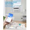 imageMidea 18000 BTU Smart Inverter Window Air Conditioner with APP Alexa Control 208230V AC Unit Cools up to 1000 Sq Ft Quiet Operation Energy Saving Remote ampamp Easy Installation Kit WhiteInverter AC