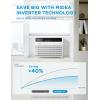 imageMidea 18000 BTU Smart Inverter Window Air Conditioner with APP Alexa Control 208230V AC Unit Cools up to 1000 Sq Ft Quiet Operation Energy Saving Remote ampamp Easy Installation Kit WhiteInverter AC