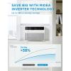 imageMidea 18000 BTU Smart Inverter Window Air Conditioner with APP Alexa Control 208230V AC Unit Cools up to 1000 Sq Ft Quiet Operation Energy Saving Remote ampamp Easy Installation Kit WhiteInverter AC