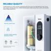 imageMidea 18KW Electric Tankless Water Heater Touch Control WiFi Control LED Display Child Mode 240 Volts with Automatic Power Modulation Ondemand Hot Water White18KW