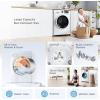 imageMidea 24 Inch Washer and Dryer Combo All in One Washer and Dryer 27 cuft 26lbs Ventless Washing Machine Steam Care Overnight Dry 1400 RPM 16 Cycles Front Load Washer FullAutomatic White