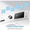 imageMidea 24 Inch Washer and Dryer Combo All in One Washer and Dryer 27 cuft 26lbs Ventless Washing Machine Steam Care Overnight Dry 1400 RPM 16 Cycles Front Load Washer FullAutomatic White