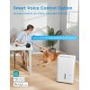 imageMidea 4500 Sq FtDehumidifier for Basement Energy Star Certified With Reusable Air Filter 50 Pint  Ideal For Basements Large ampamp Medium Sized Rooms And Bathrooms White4 500 Sq Ft with Pump  WiFi Upgraded