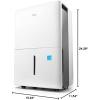 imageMidea 4500 Sq FtDehumidifier for Basement Energy Star Certified With Reusable Air Filter 50 Pint  Ideal For Basements Large ampamp Medium Sized Rooms And Bathrooms White4 500 Sq Ft  WiFi