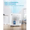 imageMidea 4500 Sq FtDehumidifier for Basement Energy Star Certified With Reusable Air Filter 50 Pint  Ideal For Basements Large ampamp Medium Sized Rooms And Bathrooms White5 500 Sq Ft with Pump  WiFi