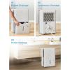 imageMidea 4500 Sq FtDehumidifier for Basement Energy Star Certified With Reusable Air Filter 50 Pint  Ideal For Basements Large ampamp Medium Sized Rooms And Bathrooms White4 500 Sq Ft with Pump  WiFi Upgraded