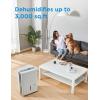 imageMidea 4500 Sq FtDehumidifier for Basement Energy Star Certified With Reusable Air Filter 50 Pint  Ideal For Basements Large ampamp Medium Sized Rooms And Bathrooms White3 000 Sq Ft  WiFi