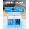 imageMidea 6000 BTU ASHRAE 5000 BTU SACC Portable Air Conditioner Cools up to 150 Sq Ft with Dehumidifier ampamp Fan mode Easy touse Remote Control ampamp Window Installation Kit IncludedWhite
