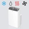 imageMidea 6000 BTU ASHRAE 5000 BTU SACC Portable Air Conditioner Cools up to 150 Sq Ft with Dehumidifier ampamp Fan mode Easy touse Remote Control ampamp Window Installation Kit IncludedWhite