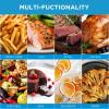 imageMidea Air Fryer 55QT Heatexpress Rapid Air Technology 9 Preset Menus Quick and Easy Meals 1 Minute Button and Favorite Function 90 less oil Easy to Clean Varied RecipesBlack