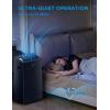 imageMidea Duo 14000 BTU 12000 BTU SACC High Efficiency Inverter Ultra Quiet Portable Air Conditioner with Heat up to 550 Sq Ft Works with AlexaGoogle Assistant with Remote Control ampamp Window KitBlack