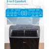 imageMidea Duo 14000 BTU 12000 BTU SACC High Efficiency Inverter Ultra Quiet Portable Air Conditioner with Heat up to 550 Sq Ft Works with AlexaGoogle Assistant with Remote Control ampamp Window KitBlack