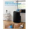 imageMidea Duo 14000 BTU 12000 BTU SACC High Efficiency Inverter Ultra Quiet Portable Air Conditioner with Heat up to 550 Sq Ft Works with AlexaGoogle Assistant with Remote Control ampamp Window KitBlack