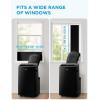 imageMidea Duo 14000 BTU 12000 BTU SACC High Efficiency Inverter Ultra Quiet Portable Air Conditioner with Heat up to 550 Sq Ft Works with AlexaGoogle Assistant with Remote Control ampamp Window KitBlack