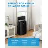 imageMidea Duo 14000 BTU 12000 BTU SACC High Efficiency Inverter Ultra Quiet Portable Air Conditioner with Heat up to 550 Sq Ft Works with AlexaGoogle Assistant with Remote Control ampamp Window KitBlack