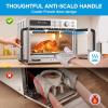 imageMidea Flexify French Door Toaster Oven Air Fryer Combo 264 QT Extra Large Air Fryer Countertop Oven 10in1 Combo 25 Faster Cooking and 90 Less Oil Stainless Steel