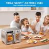 imageMidea Flexify French Door Toaster Oven Air Fryer Combo 264 QT Extra Large Air Fryer Countertop Oven 10in1 Combo 25 Faster Cooking and 90 Less Oil Stainless Steel