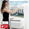 imageMidea MAW12V1QWT UShaped AC Window Air Conditioner12 000 BTU Updated