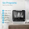 imageMidea MDC17P0ABB Portable Countertop Mini 5L Builtin Water Tank No Hookup Needed 6 Programs 360 Dual Spray 162 HighTempampamp AirRefresh Function Dishwasher for Apartmentsampamp RVs Black