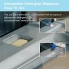 imageMidea MDC17P4CWW Portable Countertop Mini 132Gal Builtin Water Tank Baby Care No Hookup Needed 360 Dual SprayHighTemp wash Dishwasher for Apartmentsampamp RVs White WholeBaby Care