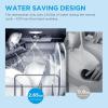 imageMidea MDC22P1ABB Tabletop Countertop Energy Star Portable Dishwasher 6 Place Settings ampamp 8 Washing Programs Speed BabyCare ECOampamp Glass Dish Washer for Dorm RVampamp Apartment BlackBlack