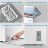imageMidea MERC04C4BAWW 35 Cubic Feet Chest Freezer CuftConvertible White35 CuftConvertible