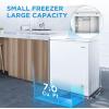 imageMidea MERC04C4BAWW 35 Cubic Feet Chest Freezer CuftConvertible White7 Cubic Feet