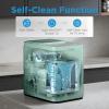 imageMidea MERI26B1AGY Ice Maker Countertop 26lbs Portable Ice Maker 8 Cubes Ready in 6 Mins SelfCleaning with Ice Basket and Scoop 2 Sizes of Bullet Ice for Home Camping Office PartyGreen