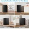 imageMidea MERM33S1ABB 33 Cubic Feet Compact Refrigerator BlackBlack