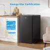 imageMidea MERM33S1ABB 33 Cubic Feet Compact Refrigerator BlackBlack