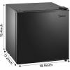imageMidea MERM33S1ABB 33 Cubic Feet Compact Refrigerator BlackBlack