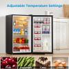 imageMidea MERM33S1ABB 33 Cubic Feet Compact Refrigerator BlackSilver