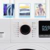 imageMidea MLE25H7BWW Heat Pump Ventless Front Load Dryer Stackable Washing Machine Energy Efficient and Space Saving 44 Cuft White