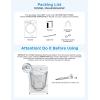 imageMidea MLH45N1AWW Front Load Washer Automatic Machine Vibration Control PreSoak Speed Wash 10 Cycles Energy Star Certified 45 Cuft White