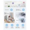 imageMidea MLTG37N1BWW Gas Dryer Auto Sensor Dry Wrinkle CareAir Fluff EasyUsing Control Panel 12 Total Cycles 67 Cuft WhiteElectric