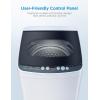 imageMidea MLTW37A1BWW Agitator Machine Auto Top Load Sensing Washer 12 Washing Cycles Dial Control Panel 37 Cuft White09 cu ft