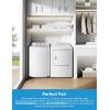imageMidea MLTW37A1BWW Agitator Machine Auto Top Load Sensing Washer 12 Washing Cycles Dial Control Panel 37 Cuft White37 Cuft