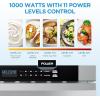 imageMidea MMO12S3ASTZ Over the Range Oven 12 Cuft Slim Stainless Steel Microwaves 1000W Heating Power with 400CMF Vent Fan12 Cuft Drawer