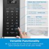 imageMidea MOR17BSASS 17 Cuft Over The Range Microwave Oven with Smart Touch Panel Auto Cooking Menu 1000 W 300 CFM Ventilation in Stainless Steel