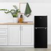 imageMidea WHD113FSS1 Compact Refrigerator 31 cu ft Stainless SteelBlack