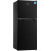 imageMidea WHD113FSS1 Compact Refrigerator 31 cu ft Stainless SteelBlack