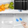 imageMidea WHD113FSS1 Compact Refrigerator 31 cu ft Stainless SteelBlack