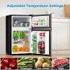 imageMidea WHD113FSS1 Compact Refrigerator 31 cu ft Stainless SteelStainless Steel